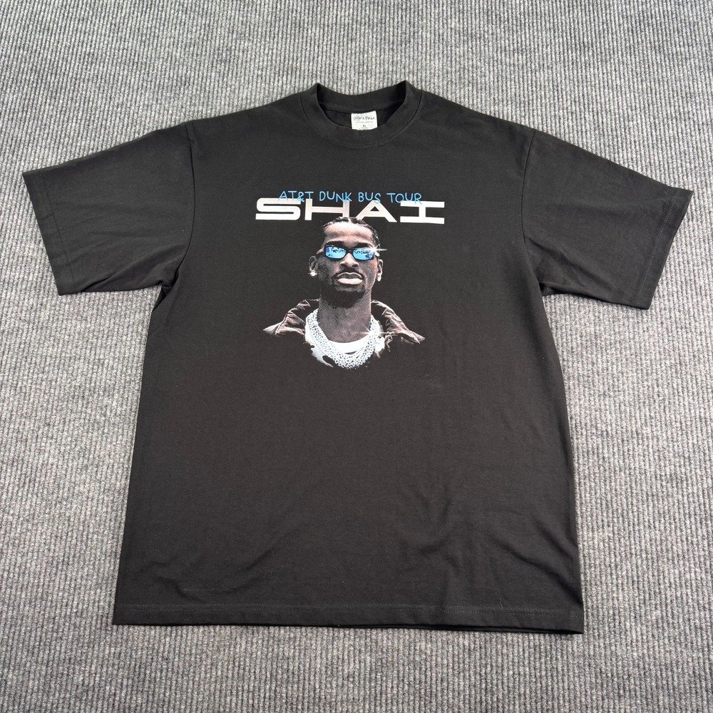 Shai Gilgeous-Alexander AT&T Dunk Bus Tour Graphic Tee XL Black NBA Basketball